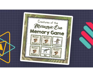 Mesozoic Creatures Memory Game