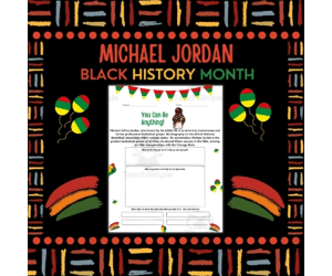 Michael Jordan Biography Reading Black History Month Social Studies