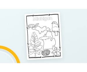 Michigan State Symbols – Clip Art Set