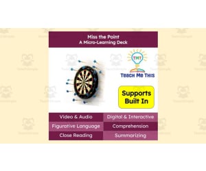 Miss the Point | Figurative Language Activity | Micro-Learning Deck