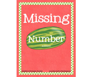 Missing Number Addition Activity
