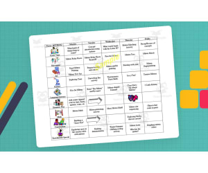 Mittens Week-Long Lesson Plan Template