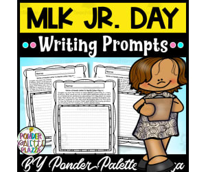 MLK Day Writing Prompts - Pack 1