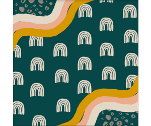 Modern Boho Rainbow Digital Paper 