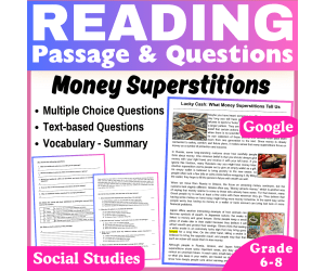 Money Superstitions: Social Studies Reading Passage. (Docs)