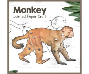 Monkeys | Jointed Animal Craft | Articulated Craft