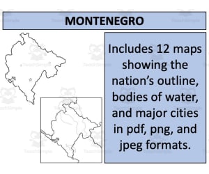 Montenegro Map Resources
