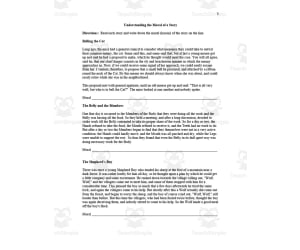 Moral and Message Practice with Fables