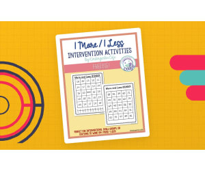 More and Less Bingo Game-Boards | Math Intervention Activity
