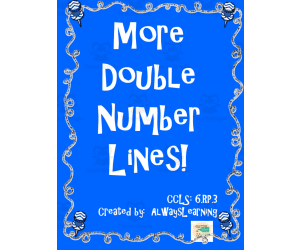 More Double Number Lines