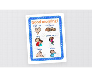 Morning Greeting Poster