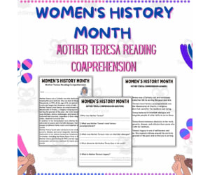 Mother Teresa: Inspiring Women's History Month - Read & Learn