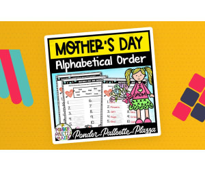 Mother's Day Alphabetical Order + Answers