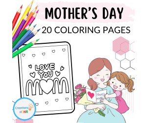 Mother's Day Coloring Pages for kids