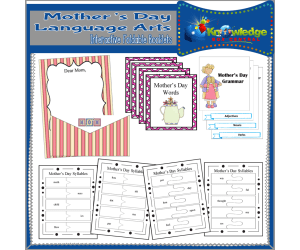 Mother's Day Language Arts Interactive Foldable Booklets - EBOOK