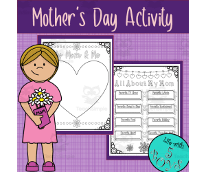 Mother's Day Mom's Favorites Activity