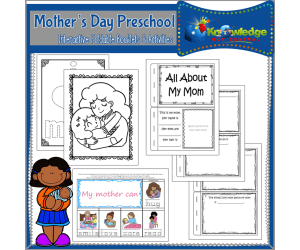 Mother's Day Preschool Interactive Activities - EBOOK