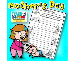 Mother's Day (Writing Activity for younger students)