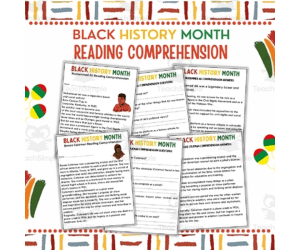 Muhammad Ali & Bessie Coleman Black History Reading Comprehension