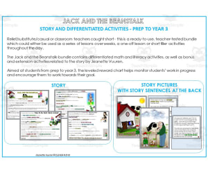MULTIPLE INTEGRATED RESOURCES JACK and the BEANSTALK by Jeanette Vuuren