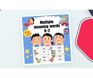 Multiple Meaning Words Worksheets | Grades K–2