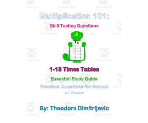 Multiplication 101: Skill Testing Questions and Word Problems