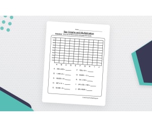 Multiplication Bar Graphs Worksheet