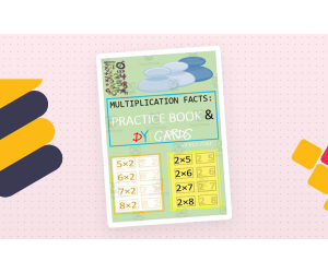 MULTIPLICATION : FACTORS AND FACTS | WORKBOOK - WRITING COLORING CARDS