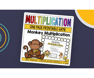 Multiplication Facts - Review 0-4 Printable Game