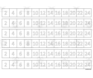 Multiplication Facts Writing | Strip Lines 2F