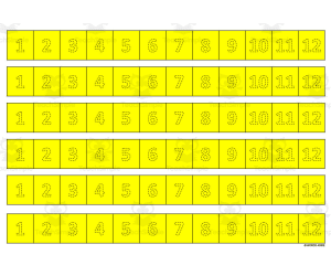 Multiplication Facts Writing | Strip Lines Set 1E