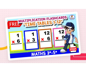 MULTIPLICATION FLASHCARDS - Exercises Cards