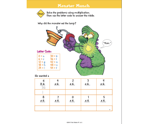 Multiplication Review Printable Workbook