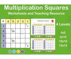 Multiplication up to 12x12 with (Almost) Unlimited Worksheets