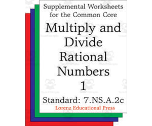 Multiply & Divide Rational Numbers – CCSS 7.NS.A.2c