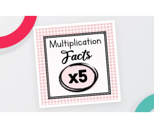 Multiply by Five Worksheets | Multiplication Facts | 5 Times Tables