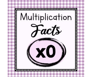 Multiply by Zero Worksheets | Multiplication Facts  | 0 Times Tables