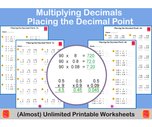Multiplying Decimals - Where to put the Decimal Point