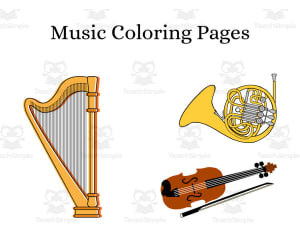 Music Coloring Pages