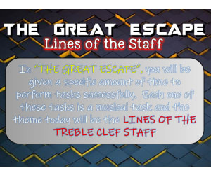 MUSIC ESCAPE ROOM MEGAPack! (Instruments, Rhythm, Notes of Staff)