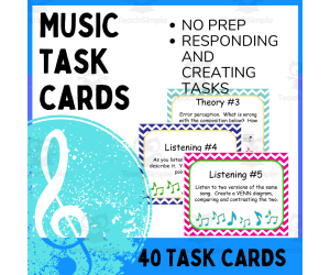 Music Task Cards