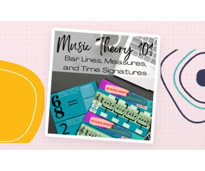 Music Theory 101: Bar Lines, Measures and Time Signatures Interactive Notebook