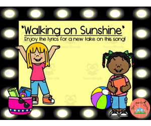 Music: Walking on Sunshine Song