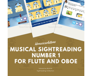 Musical Sight-Reading | Number 1 Flute And Oboe Interactive Activities