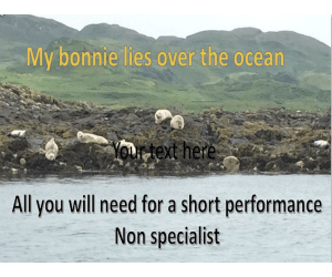 My Bonnie Musical Lesson Plan Bundle