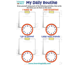 My Daily Routine Activity