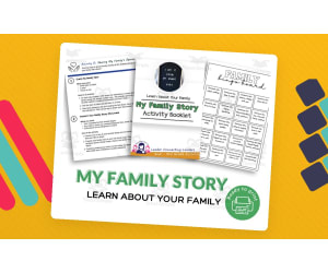 My Family Story and Heritage  Activity Booklet