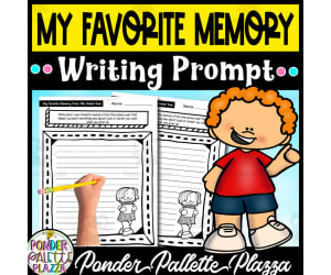 My Favorite Memory - End Of  Year Writing Prompt