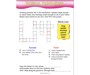 My First Crossword Puzzles: Volume 4 Activity Book