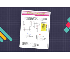 My First Crossword Puzzles: Volume 4 Activity Book